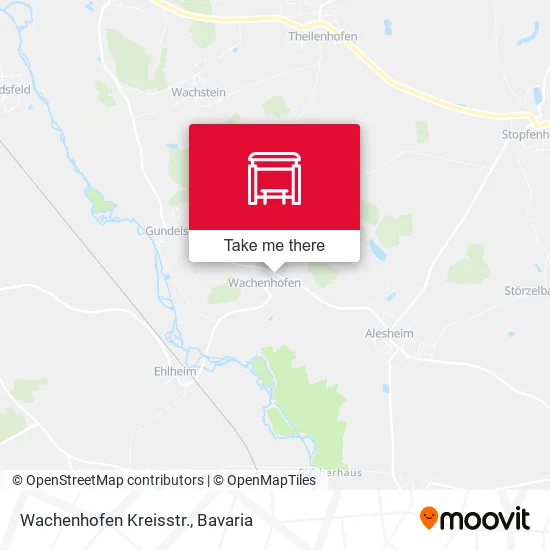 Карта Wachenhofen Kreisstr.