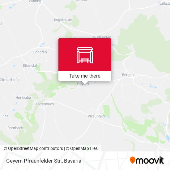 Geyern Pfraunfelder Str. map