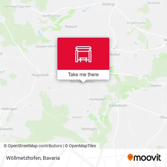 Карта Wöllmetzhofen