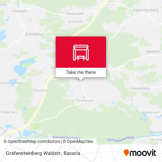 Карта Gräfensteinberg Waldstr.