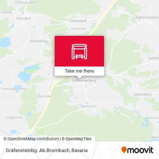 Карта Gräfensteinbg. Ab.Brombach