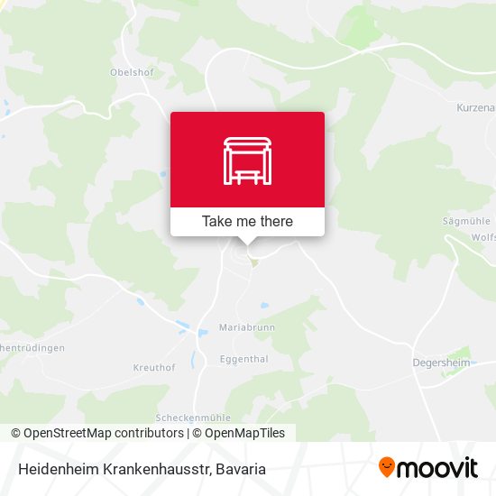 Heidenheim Krankenhausstr map