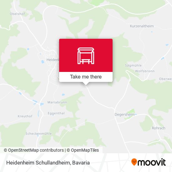 Heidenheim Schullandheim map