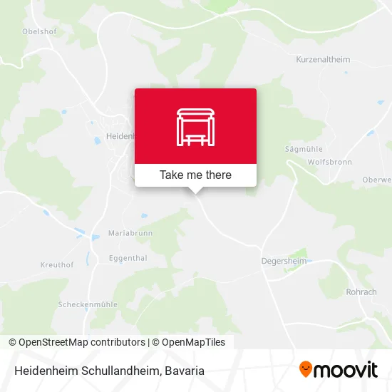 Карта Heidenheim Schullandheim
