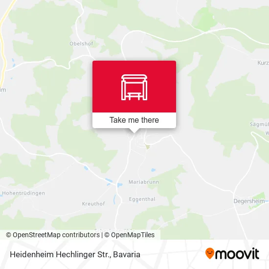 Карта Heidenheim Hechlinger Str.