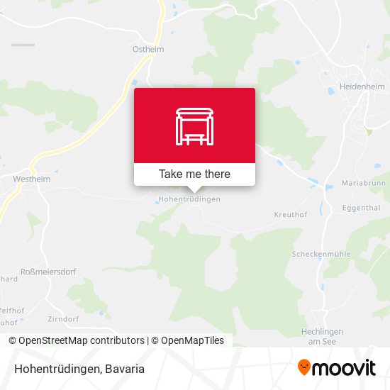 Hohentrüdingen map