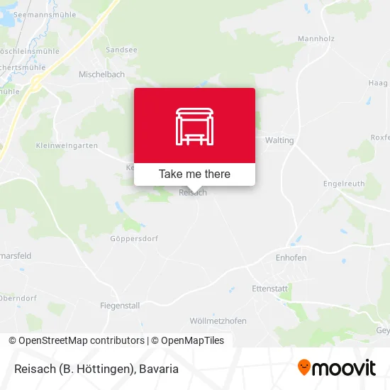 Карта Reisach (B. Höttingen)
