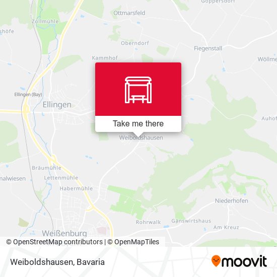 Карта Weiboldshausen
