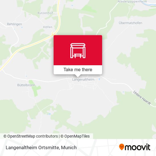 Langenaltheim Ortsmitte map