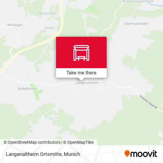 Карта Langenaltheim Ortsmitte