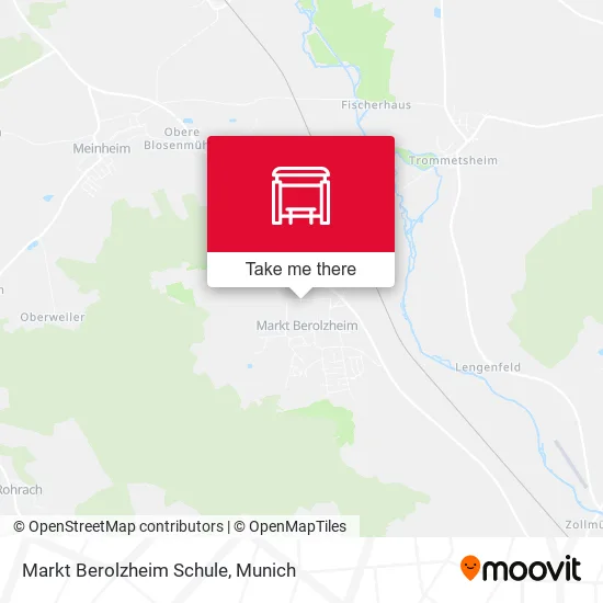 Карта Markt Berolzheim Schule