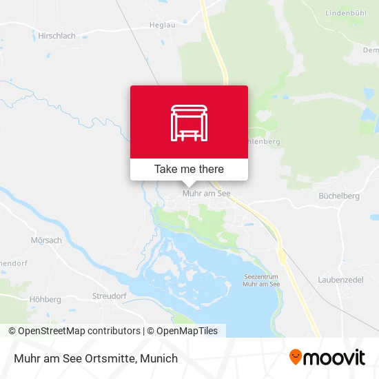 Muhr am See Ortsmitte map