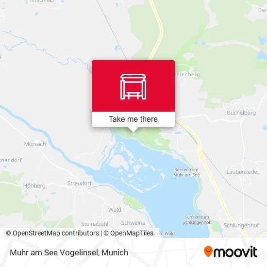 Карта Muhr am See Vogelinsel