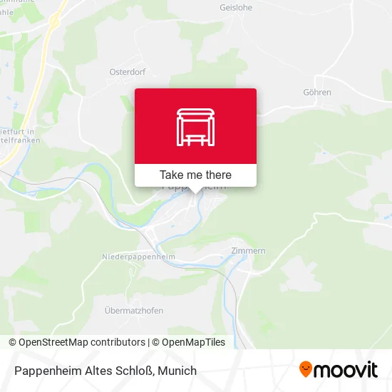 Карта Pappenheim Altes Schloß
