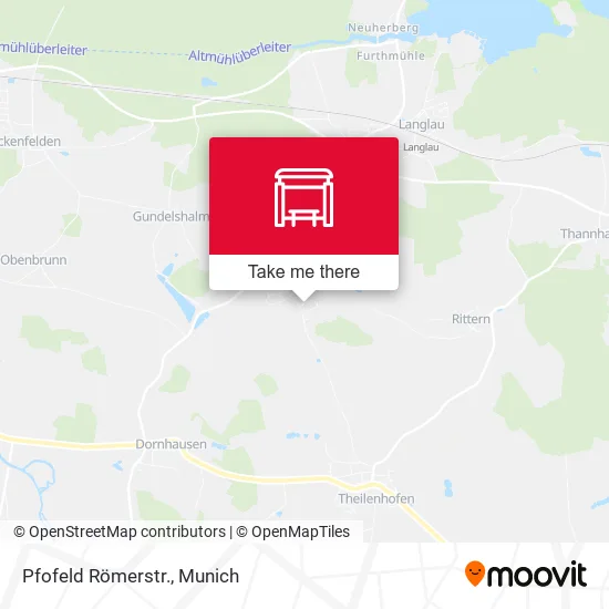 Карта Pfofeld Römerstr.