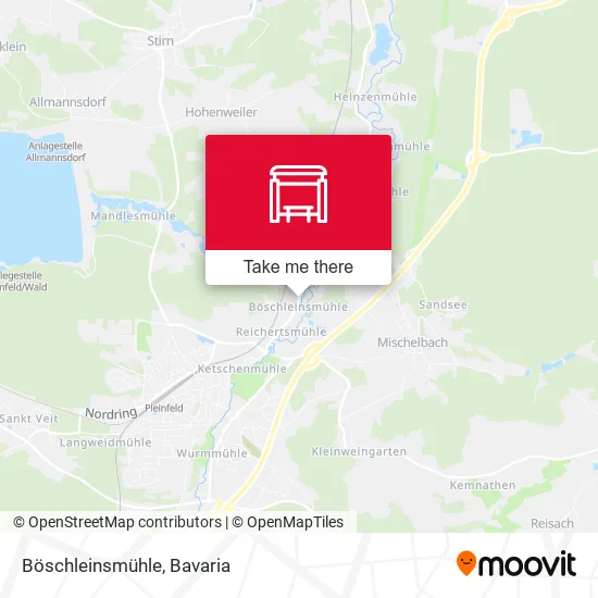 Карта Böschleinsmühle