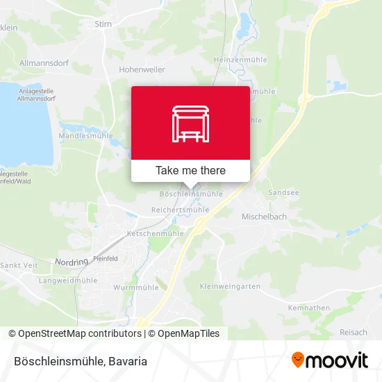 Карта Böschleinsmühle