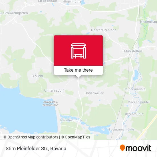 Карта Stirn Pleinfelder Str.