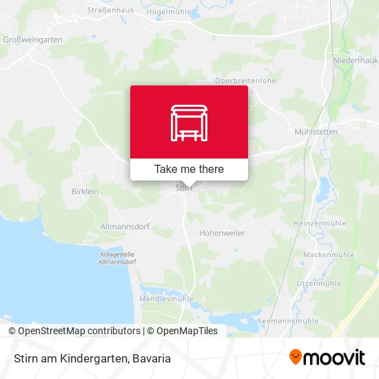 Карта Stirn am Kindergarten