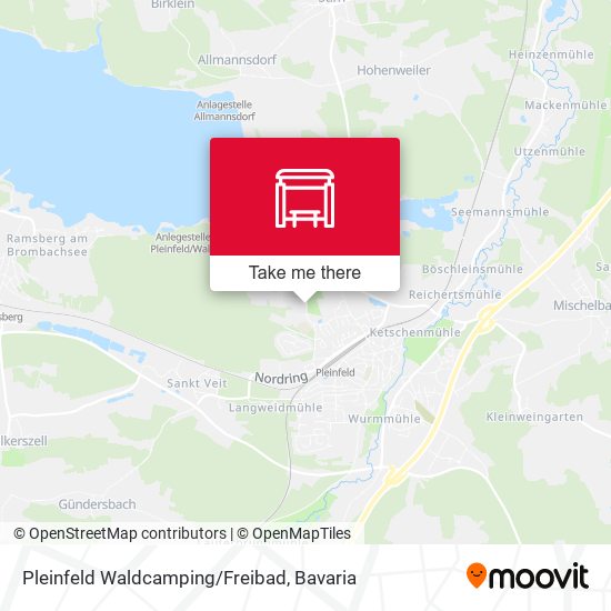 Pleinfeld Waldcamping/Freibad map