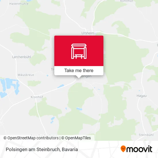 Карта Polsingen am Steinbruch