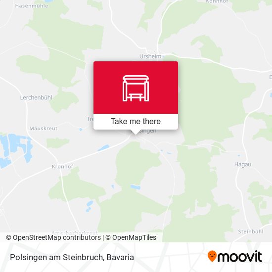 Polsingen am Steinbruch map