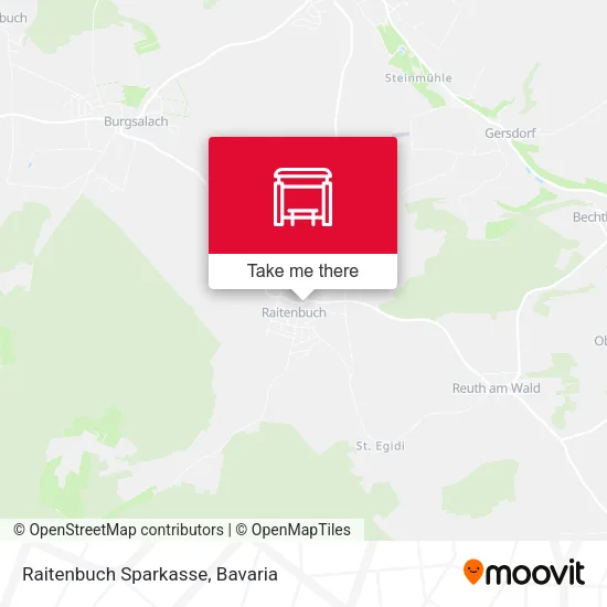 Карта Raitenbuch Sparkasse