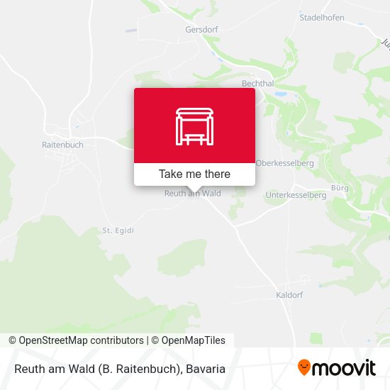 Reuth am Wald (B. Raitenbuch) map