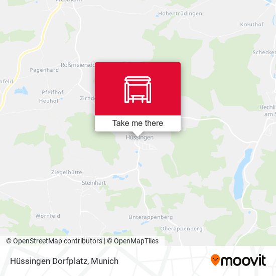 Hüssingen Dorfplatz map