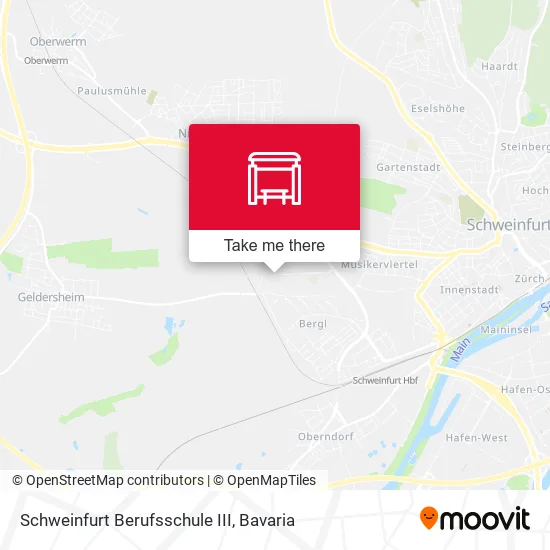 Карта Schweinfurt Berufsschule III