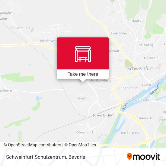 Schweinfurt Schulzentrum map