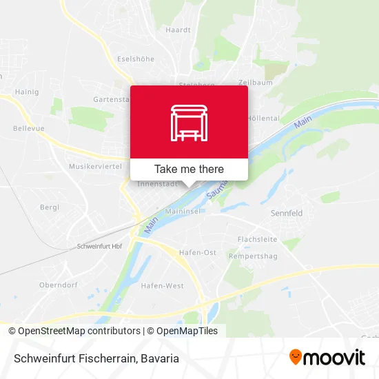 Карта Schweinfurt Fischerrain