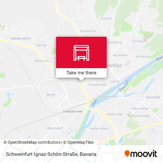 Schweinfurt Ignaz-Schön-Straße map