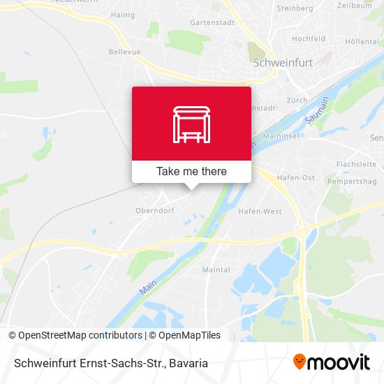 Schweinfurt Ernst-Sachs-Str. map