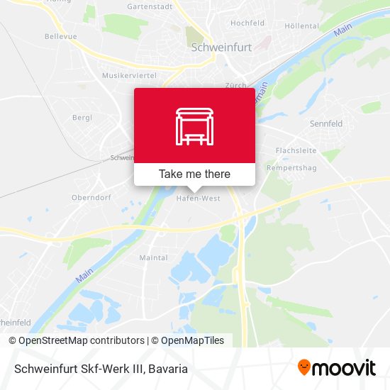 Schweinfurt Skf-Werk III map