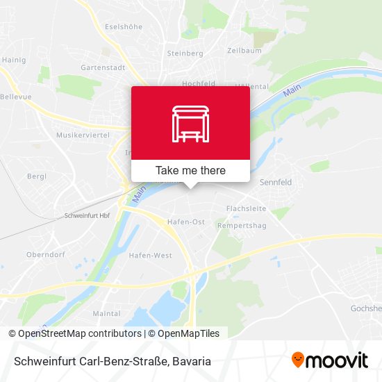 Schweinfurt Carl-Benz-Straße map