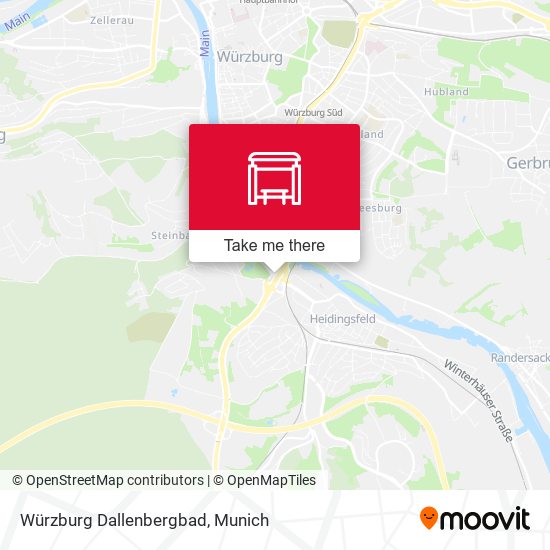 Würzburg Dallenbergbad map