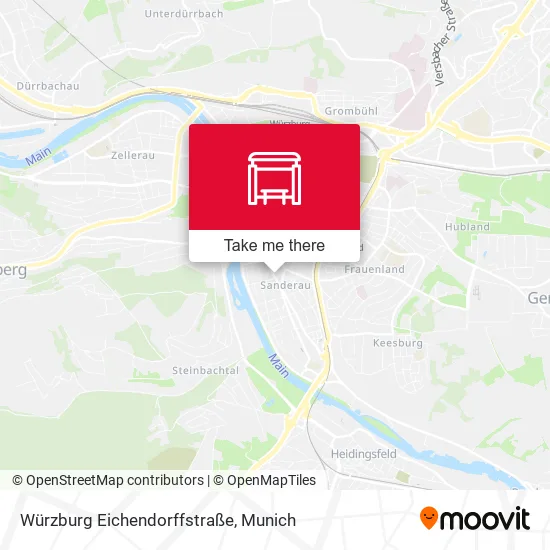 Карта Würzburg Eichendorffstraße