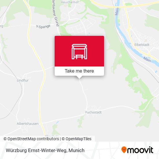 Würzburg Ernst-Winter-Weg map