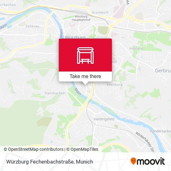 Würzburg Fechenbachstraße map