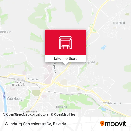 Карта Würzburg Schlesierstraße