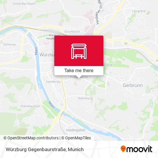 Würzburg Gegenbaurstraße map