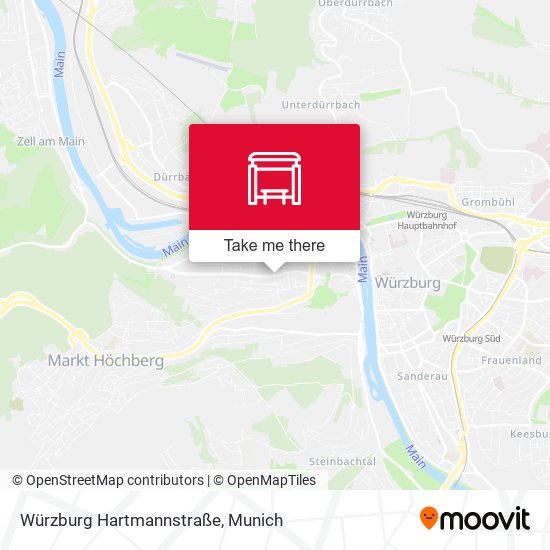 Würzburg Hartmannstraße map