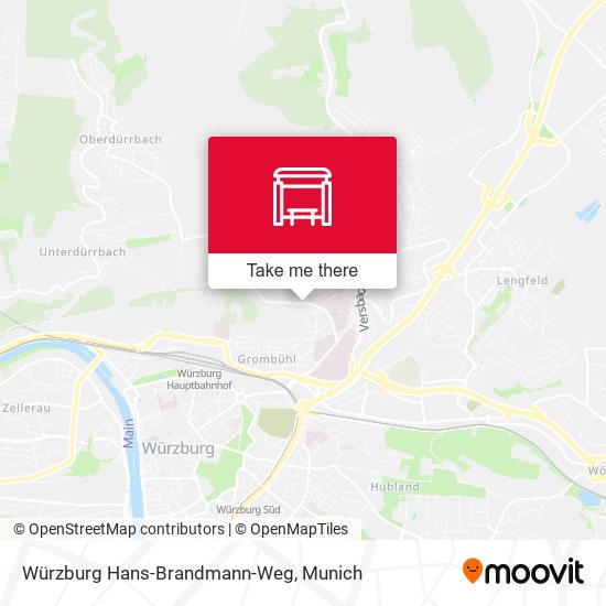 Würzburg Hans-Brandmann-Weg map