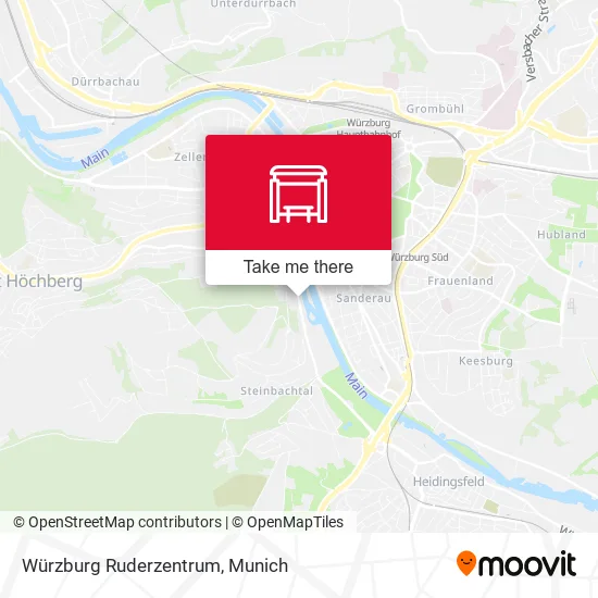 Карта Würzburg Ruderzentrum