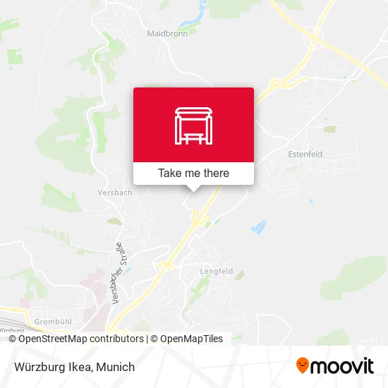 Карта Würzburg Ikea