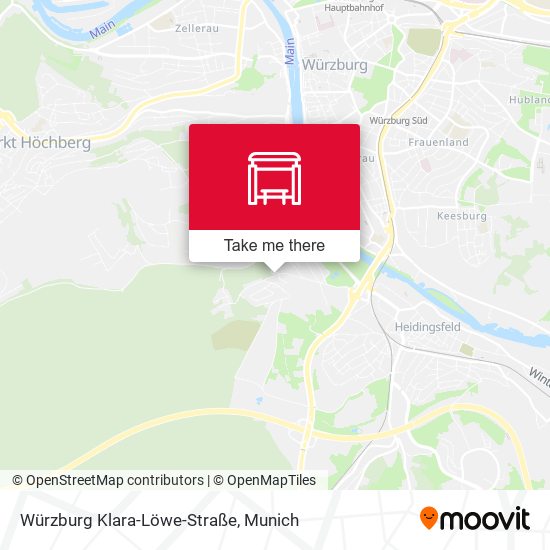 Würzburg Klara-Löwe-Straße map