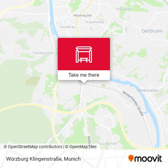 Würzburg Klingenstraße map