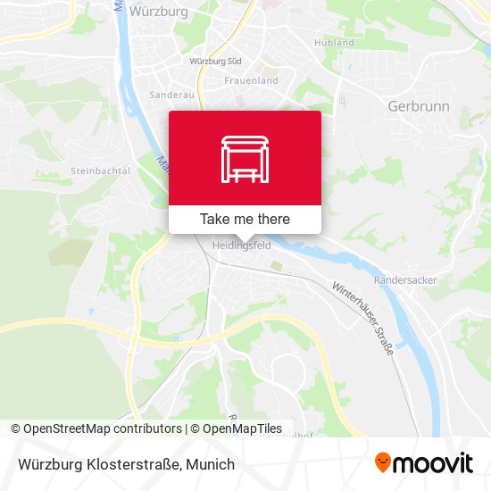 Würzburg Klosterstraße map