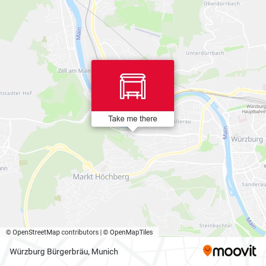 Würzburg Bürgerbräu map